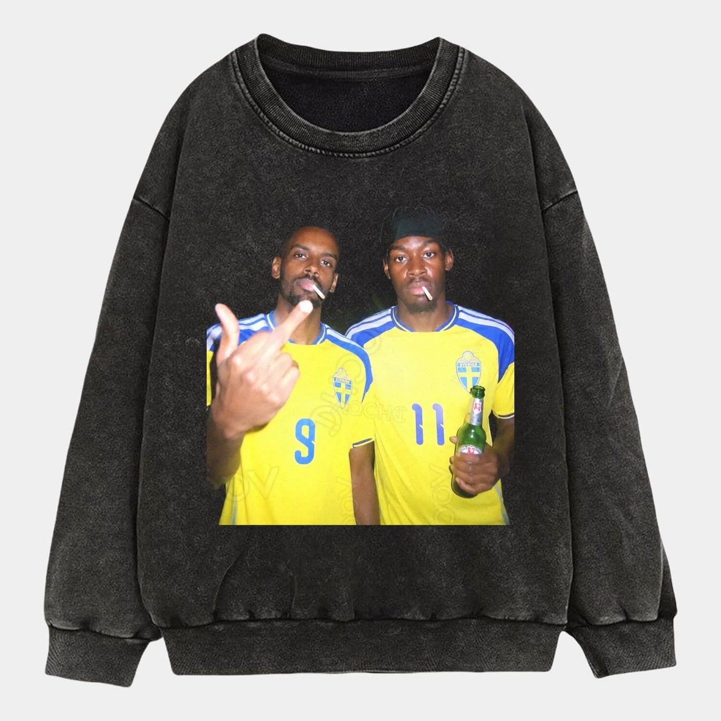 Sweden Football Style Tee 2.6