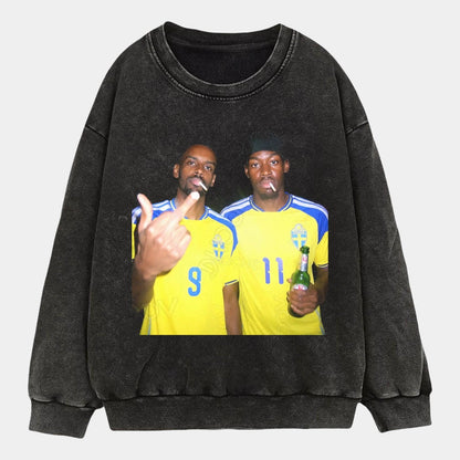 Sweden Football Style Tee 2.6