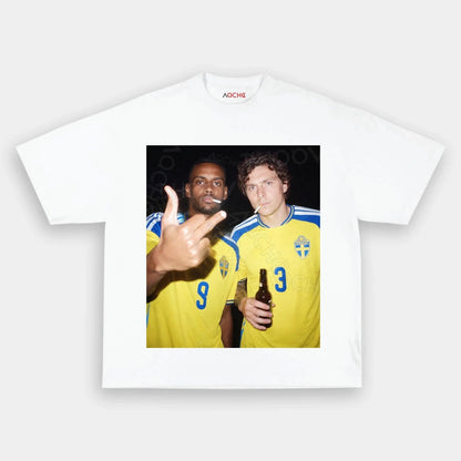 Sweden Football Style Tee 2.1