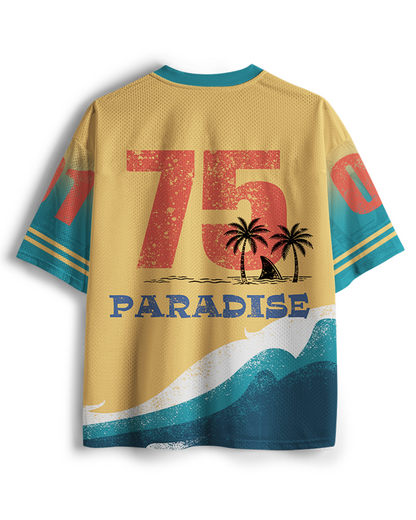 TheRetroTee Enjoy The Sand 1970s Mesh Jersey