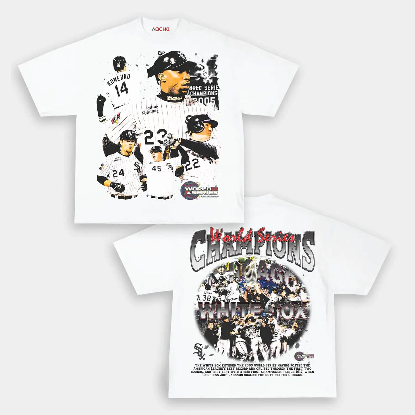2005 WORLD SERIES CHAMPS - WHITE SOX TEE - [DS]