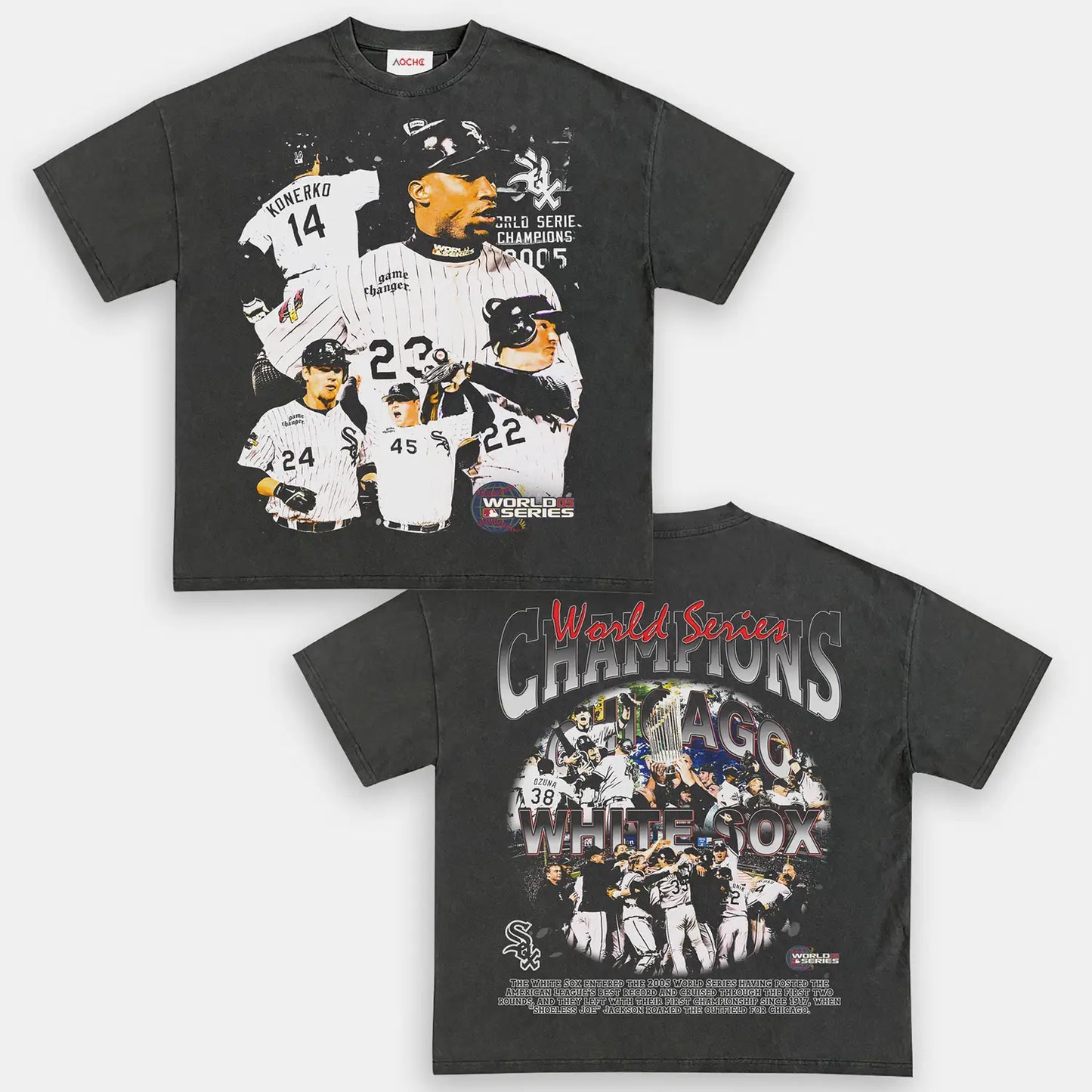 2005 WORLD SERIES CHAMPS - WHITE SOX TEE - [DS]