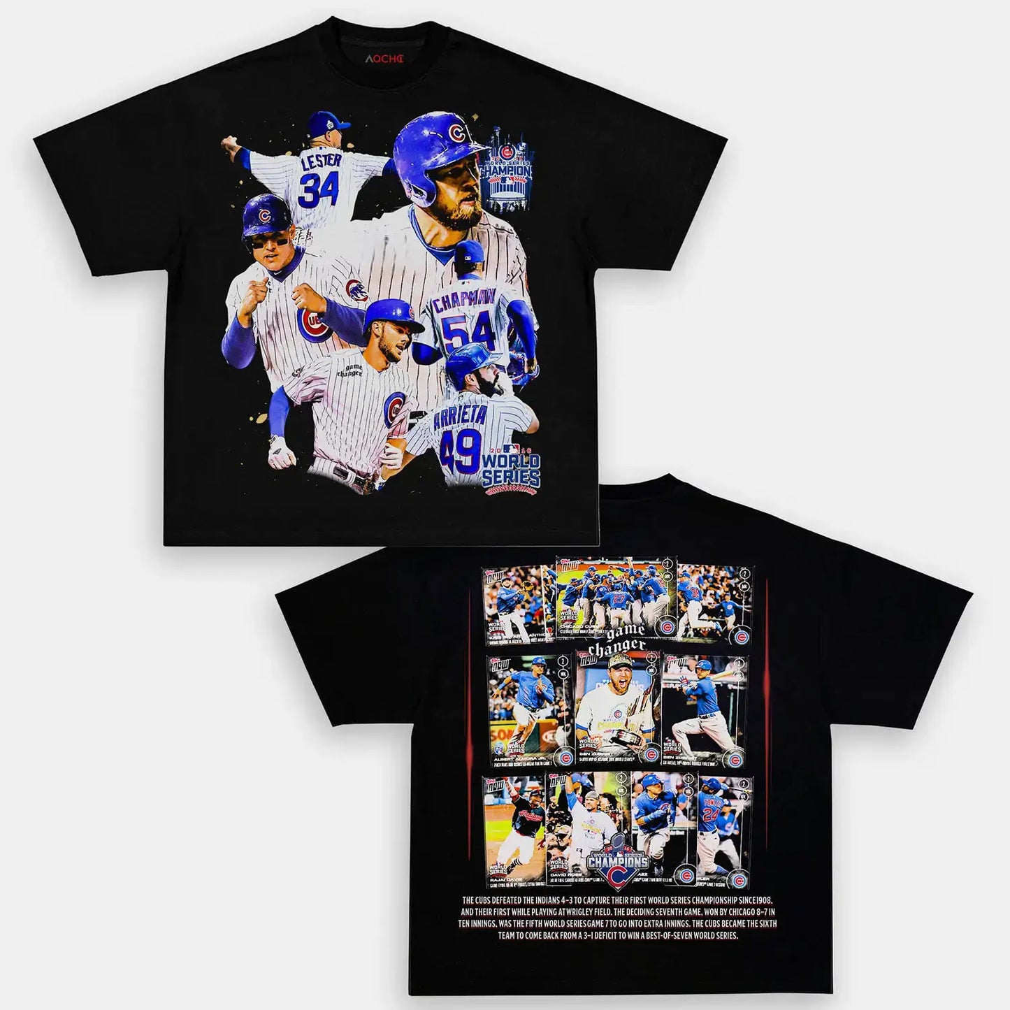 2016 WORLD SERIES CHAMPS - CUBS TEE - [DS]
