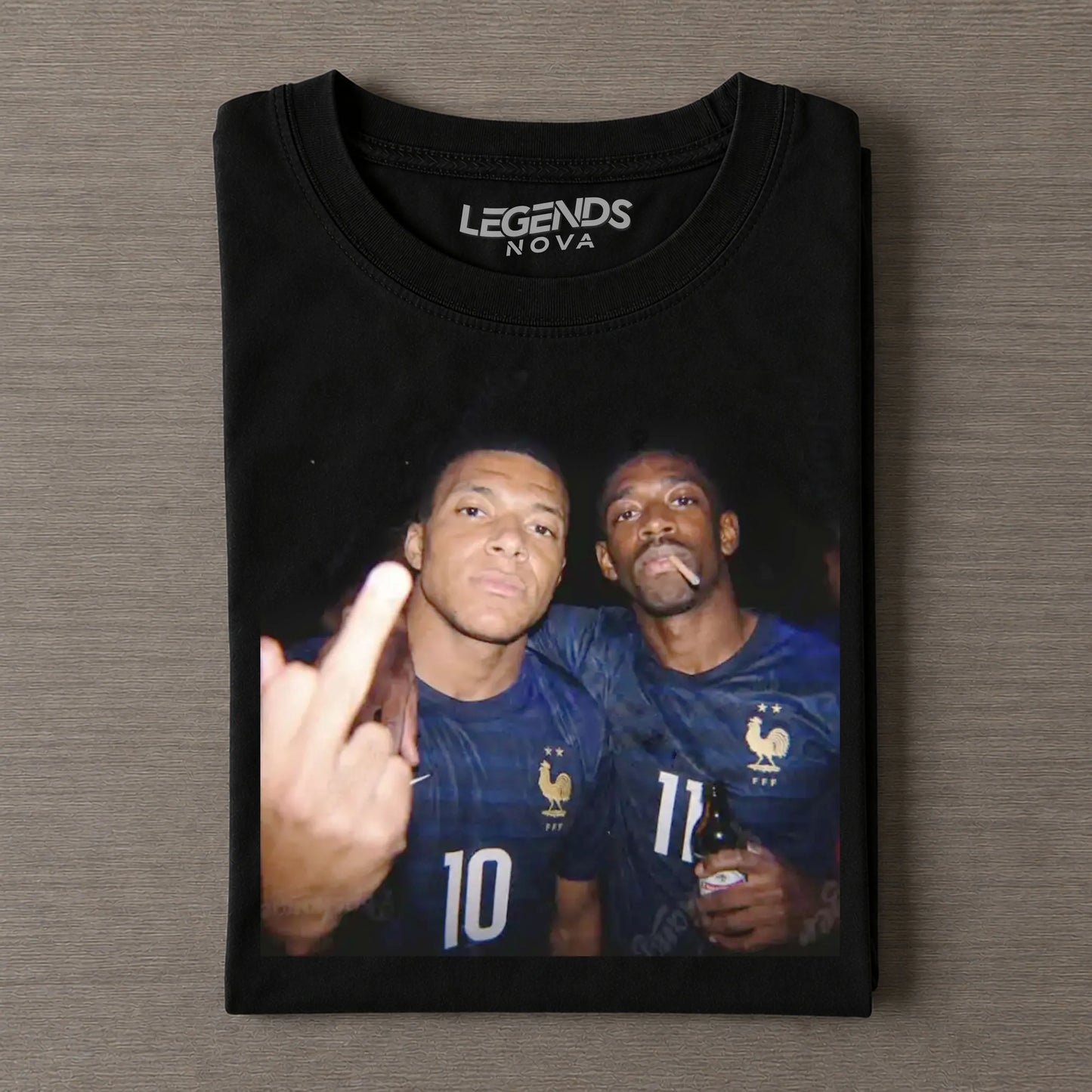 Ousmane Dembélé & Kylian Mbappé France Team Tee