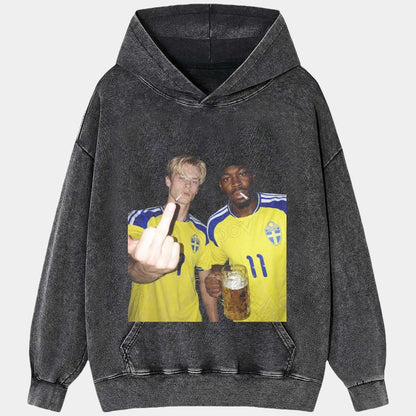 Sweden Football Style Tee 3.2