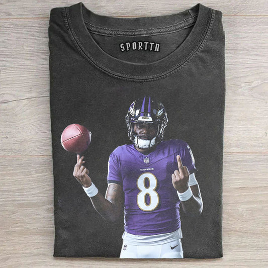 Lamar Jackson NFL #8 T-shirt
