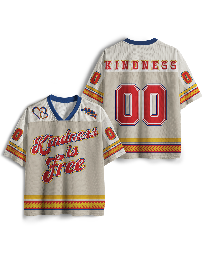 Le maillot en maille TheRetroTee Be Kind années 60