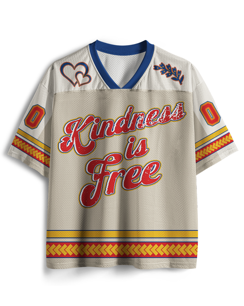 Le maillot en maille TheRetroTee Be Kind années 60