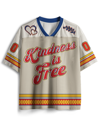 Le maillot en maille TheRetroTee Be Kind années 60