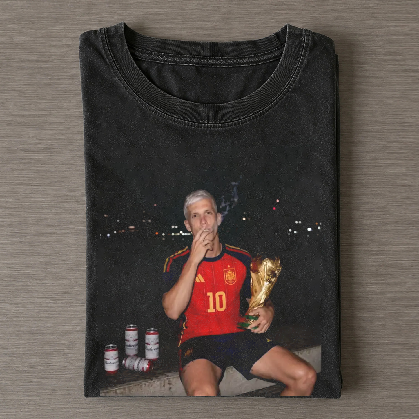 Spain Soccer Style Vintage Tee 21