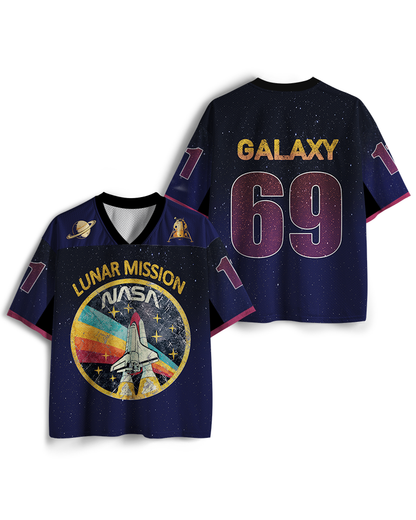 TheRetroTee Orbital Launch Program 1970s Mesh Jersey