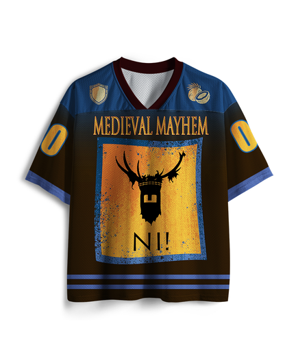 TheRetroTee Ni! Maillot en mesh années 70