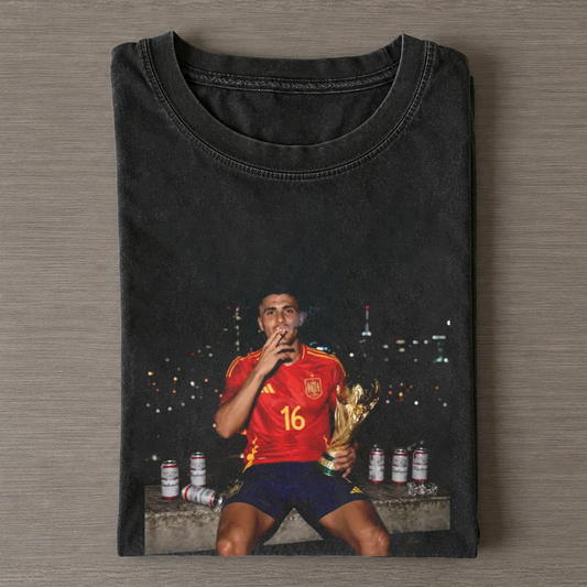 Spain Soccer Style Vintage Tee 22