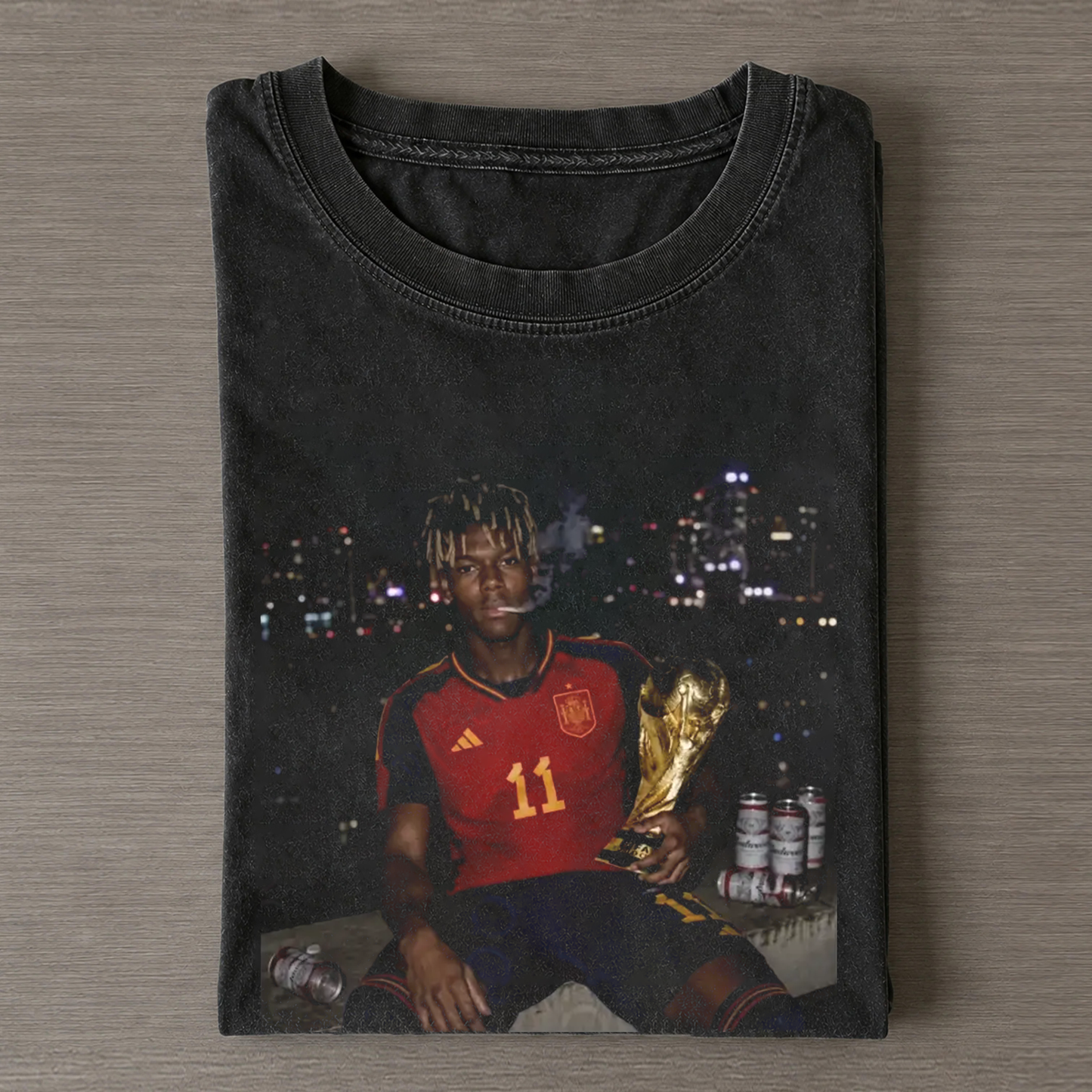 Spain Soccer Style Vintage Tee 23