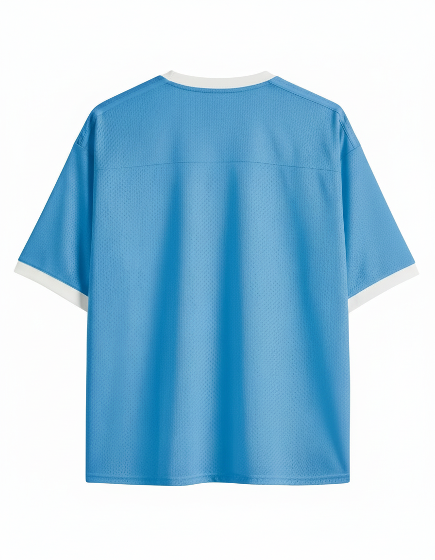 TheRetroTee Vintage Gestreiftes #8 Fußball-Mesh-Trikot