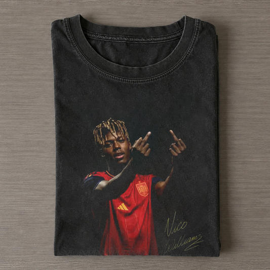 Spain Soccer Style Vintage Tee 24