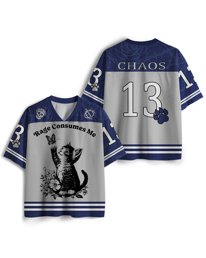 TheRetroTee Rage Consumes Me Mesh Jersey