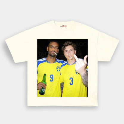 Sweden Football Style Tee 2.2