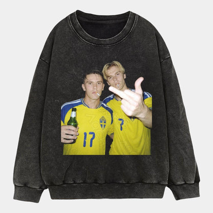 Schweden Fußball Style T-Shirt 3.4