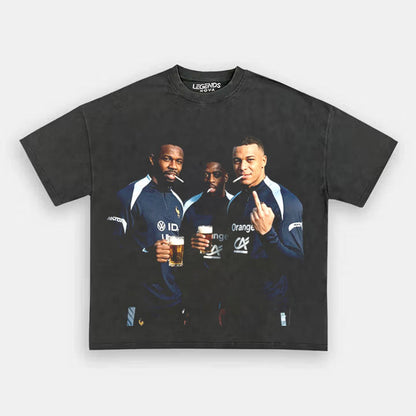 Kylian Mbappé & Ousmane Dembélé & Marcus Thuram France 2026 T-shirt
