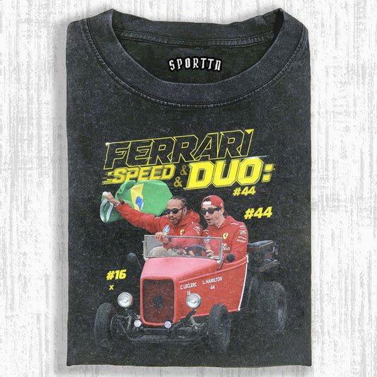 Charles Leclerc & Lewis Hamilton F1 Tee/Sweatshirt/Hoodie
