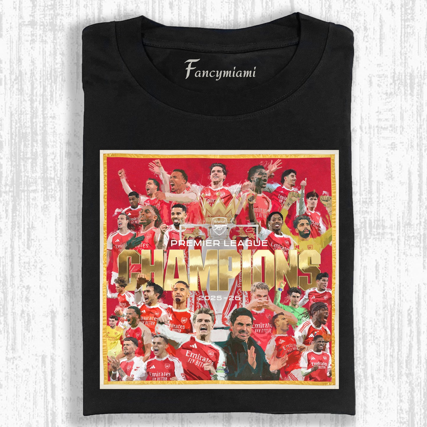 VINTAGE FOOTBALL CHAMP TEAM DISTRESSED T-SHIRT