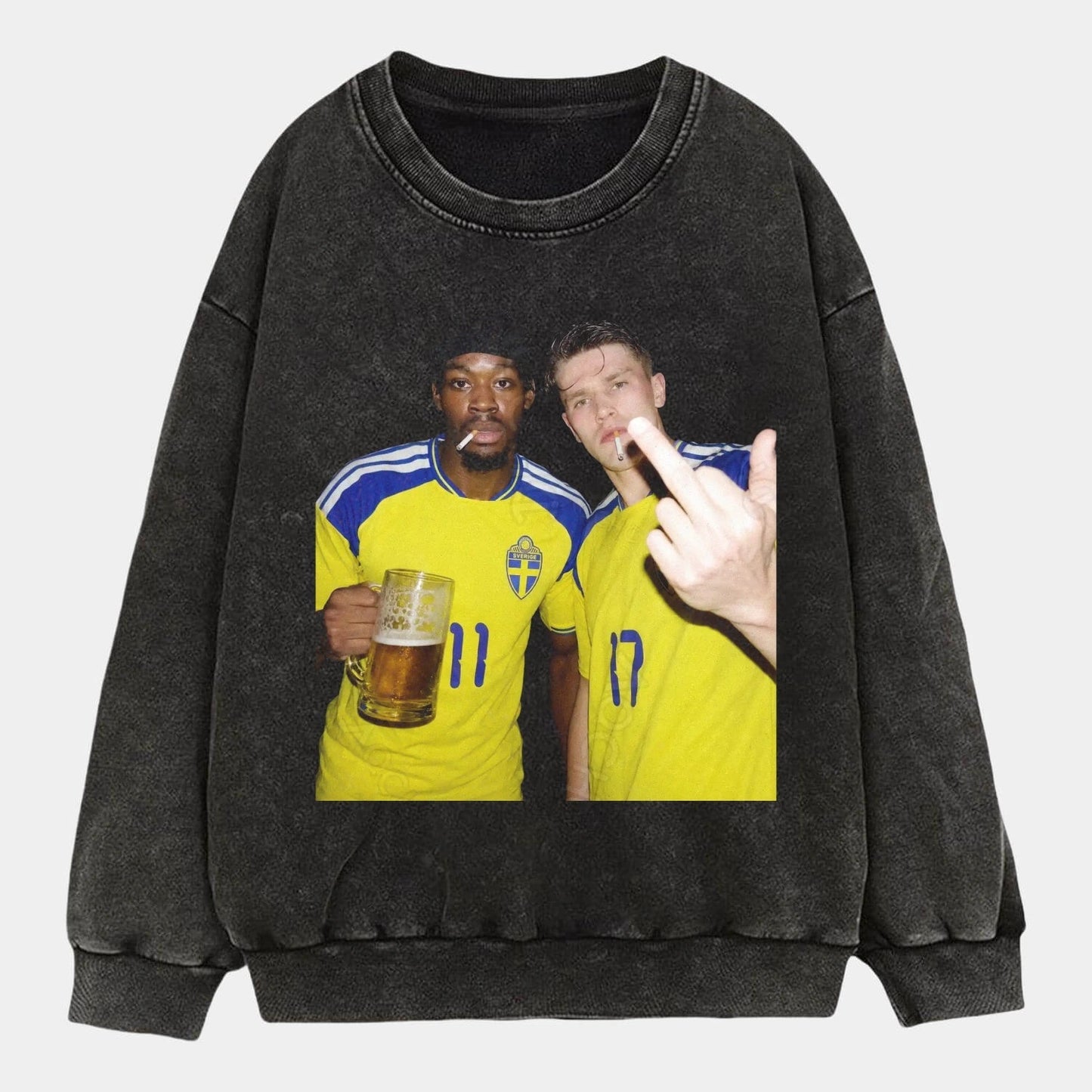Sweden Football Style Tee 3.5