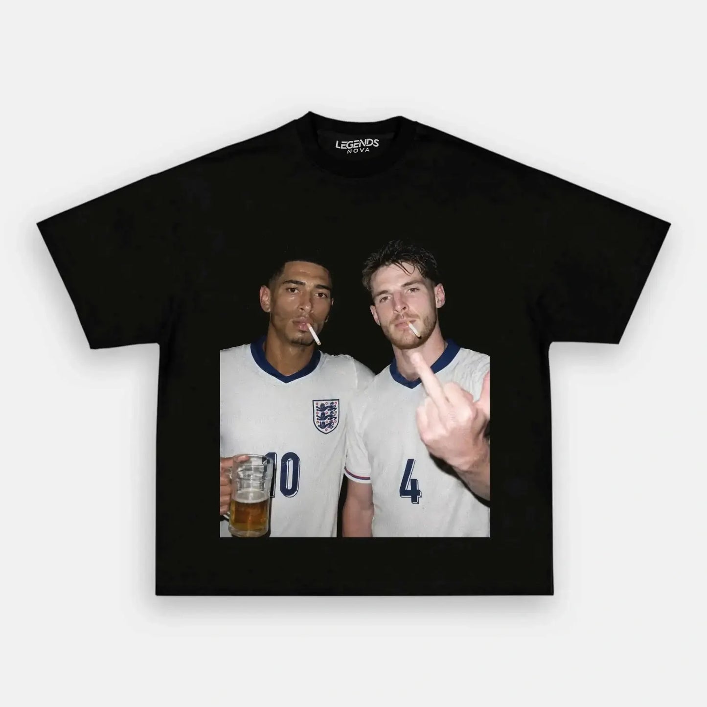 T-shirt Angleterre Jude Bellingham et Declan Rice