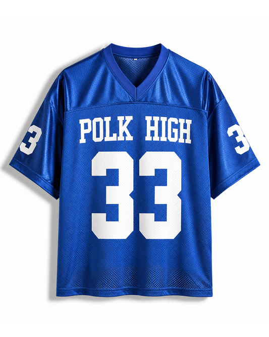 TheRetroTee Small Town #33 American-Football-Mesh-Trikot
