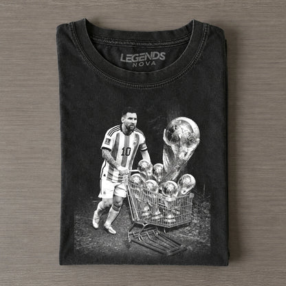 Argentina Messi funny Vintage Tee