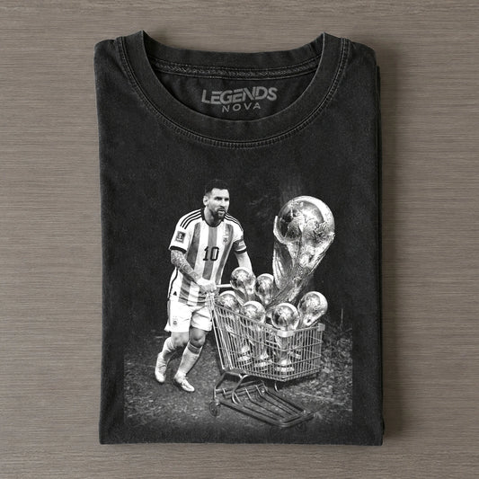 Argentina Messi funny Vintage Tee