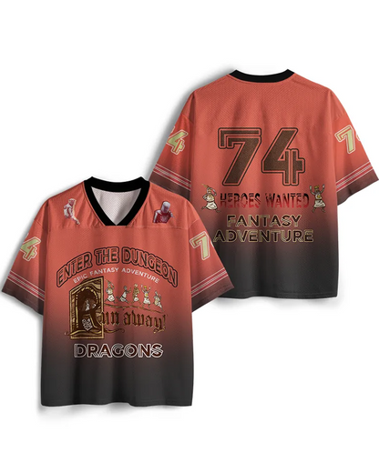 Le maillot en résille des années 70 TheRetroTee Run Away