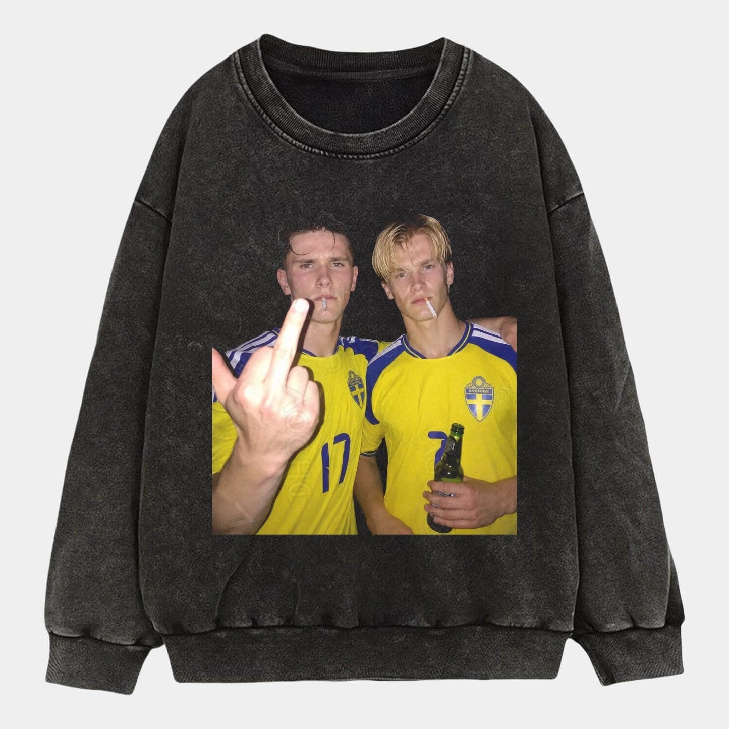 T-shirt style football Suède 3.3