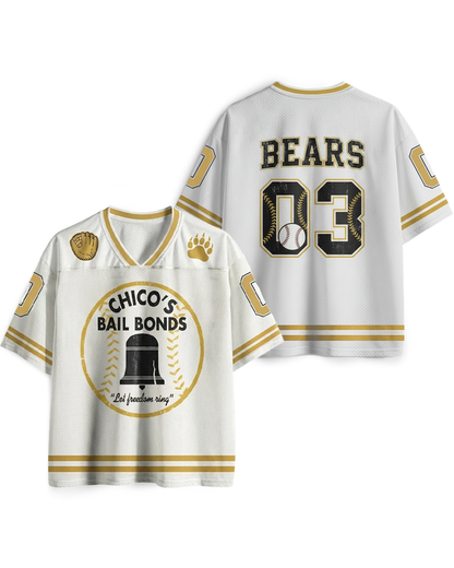 TheRetroTee Chico's Bail Bonds 70er Jahre Mesh Trikot