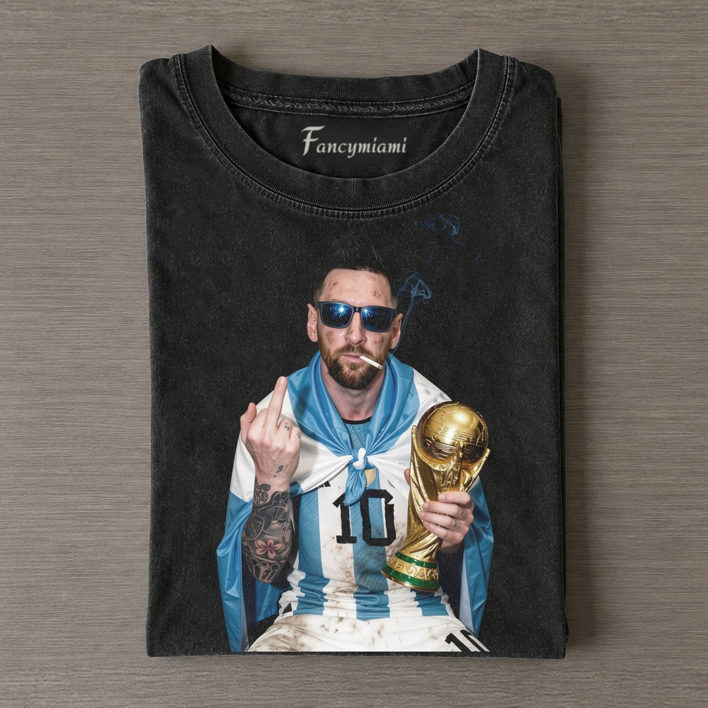 T-SHIRT VINTAGE GLOIRE DU FOOTBALL AMÉRIQUE DU SUD