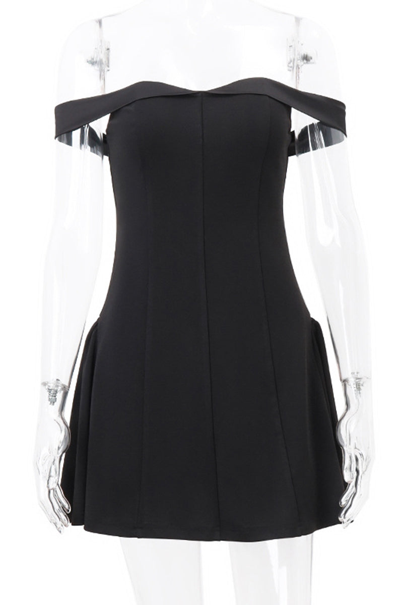 Sexy Party Backless Off Shoulder A Line Dresses