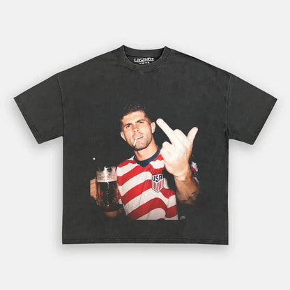 Christian Pulisic American Soccer Style Tee