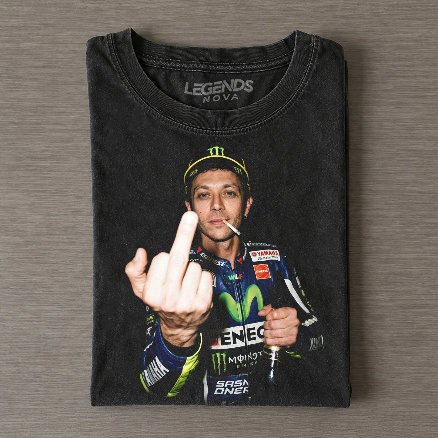 The Doctor Valentino Rossi #46 GOAT Moto GP Retro Tee