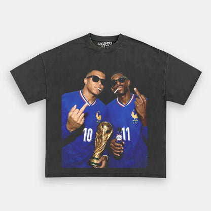 Kylian Mbappé & Ousmane Dembélé France 2026 T-shirt