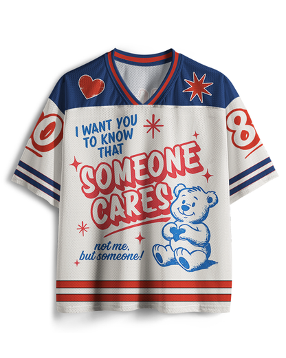 TheRetroTee Someone Cares 1950er Netz-Trikot
