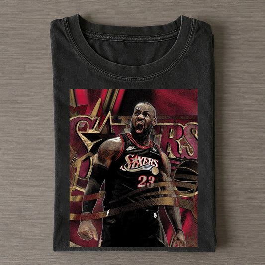 LBJ #23 Philadelphia 76ers Graphic V3 Tee