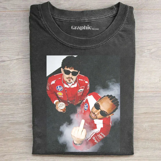 F1 charles & lewis Ferrari T-shirt