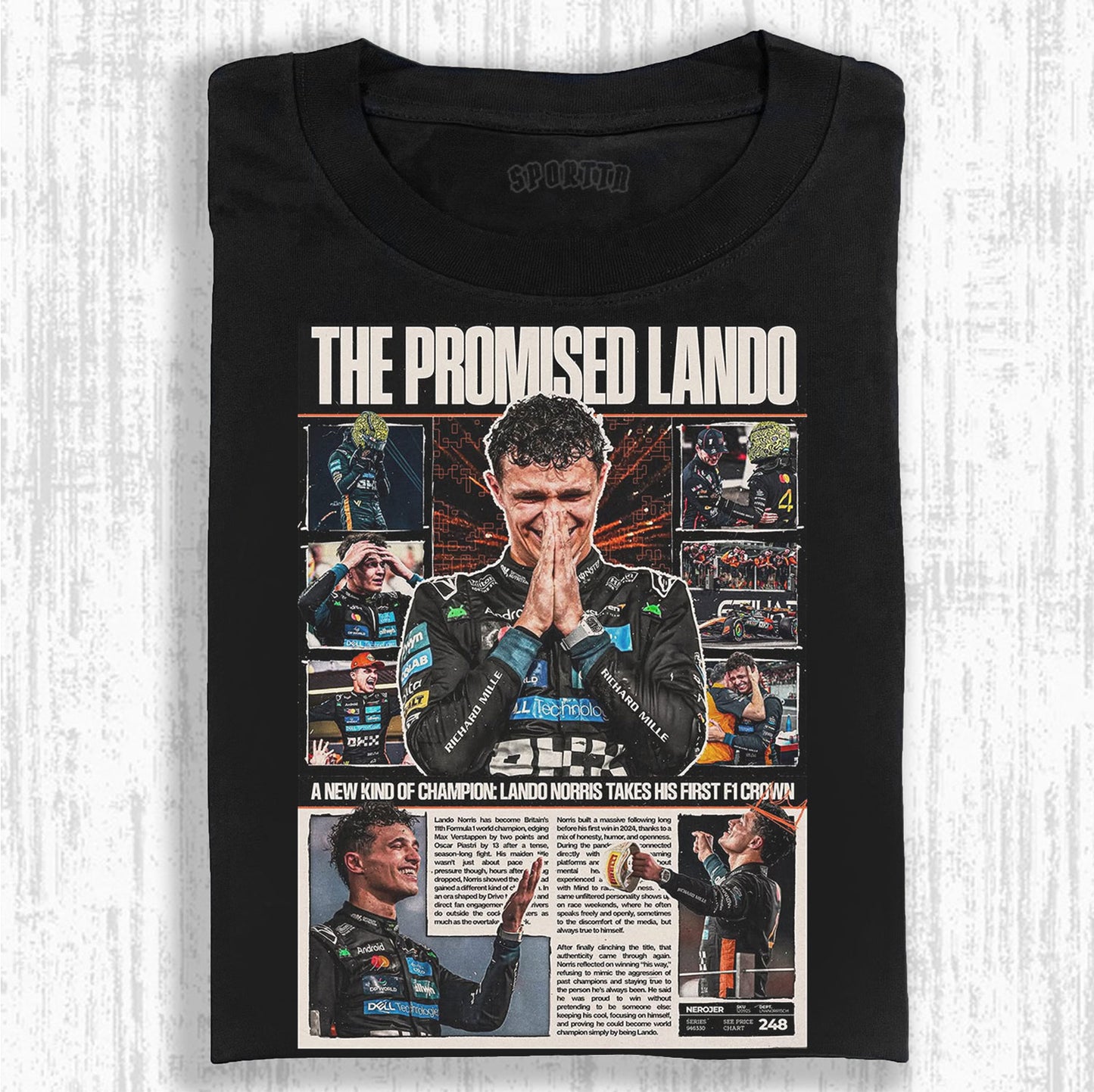 F1 LANDO NORRIS TEE/SWEATSHIRT/HOODIE