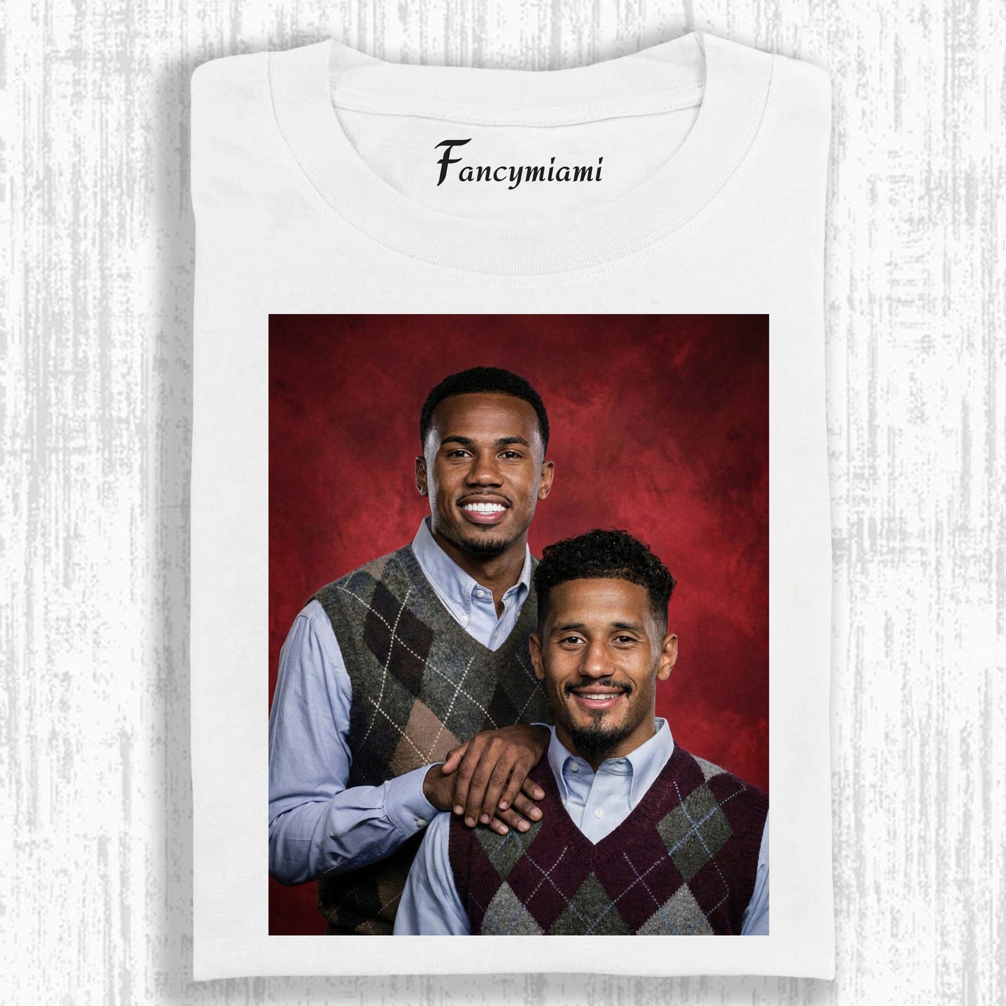 TEE VINTAGE STYLE « CHAMPION DE FOOTBALL » EFFET USÉ
