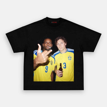 Sweden Football Style Tee 2.1