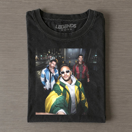 Messi & Neymar & Ronaldo The Last Dance 2026 T-shirt