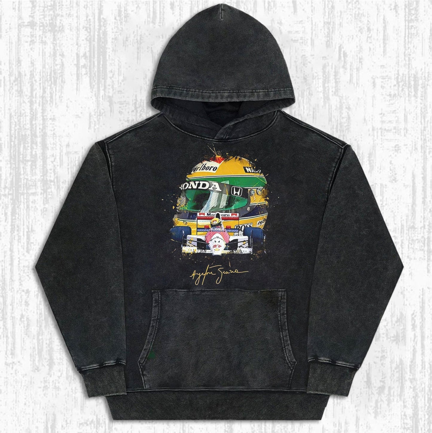 Ayrton Senna T-Shirt/Sweatshirt/Kapuzenpullover