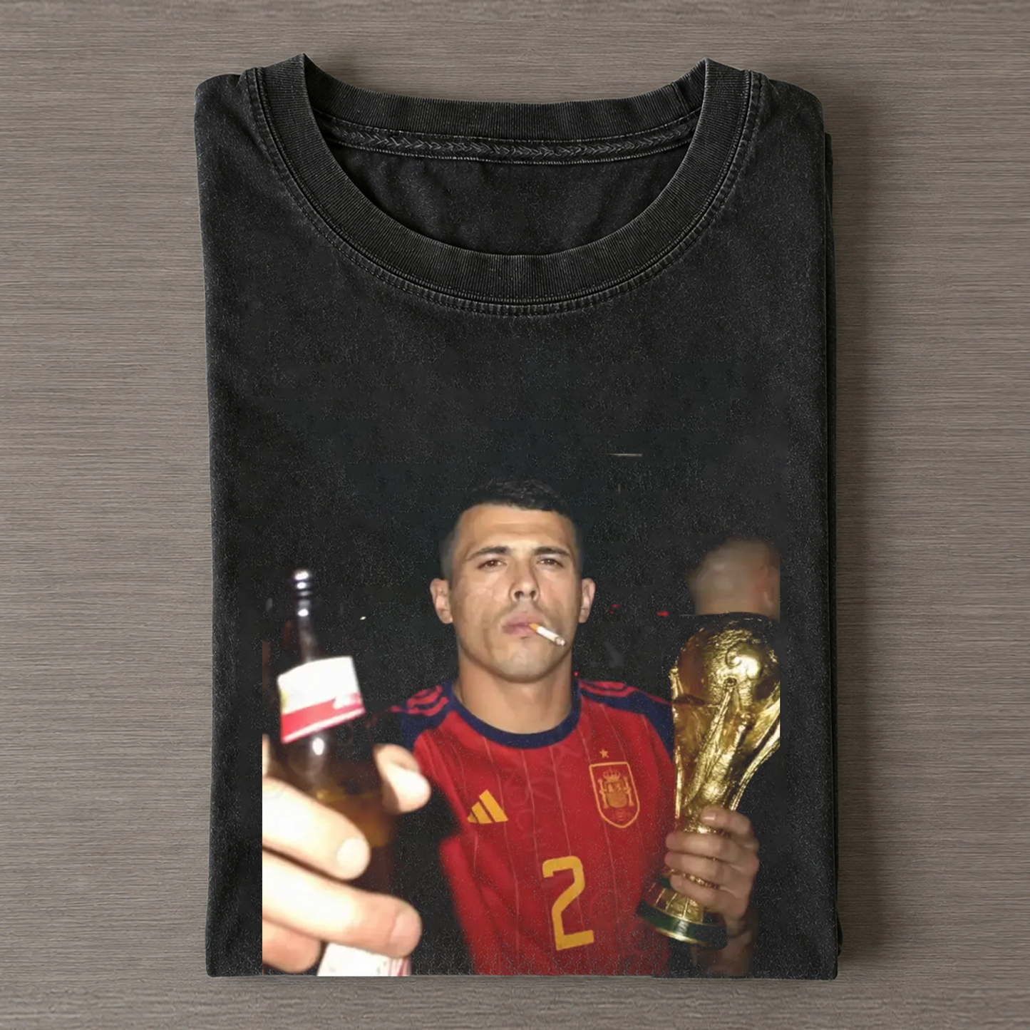 Spain Soccer Style Vintage Tee 3