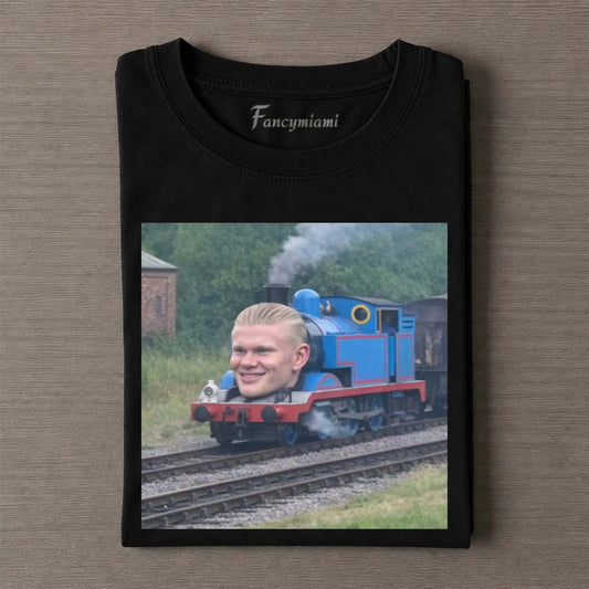 VINTAGE CARTOON-ZUG-MASHUP-PORTRAIT FADED TEE