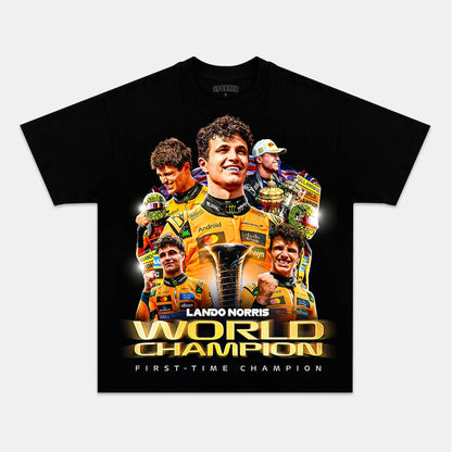 LANDO NORRIS 2025 WORLD CHAMPION V3 TEE